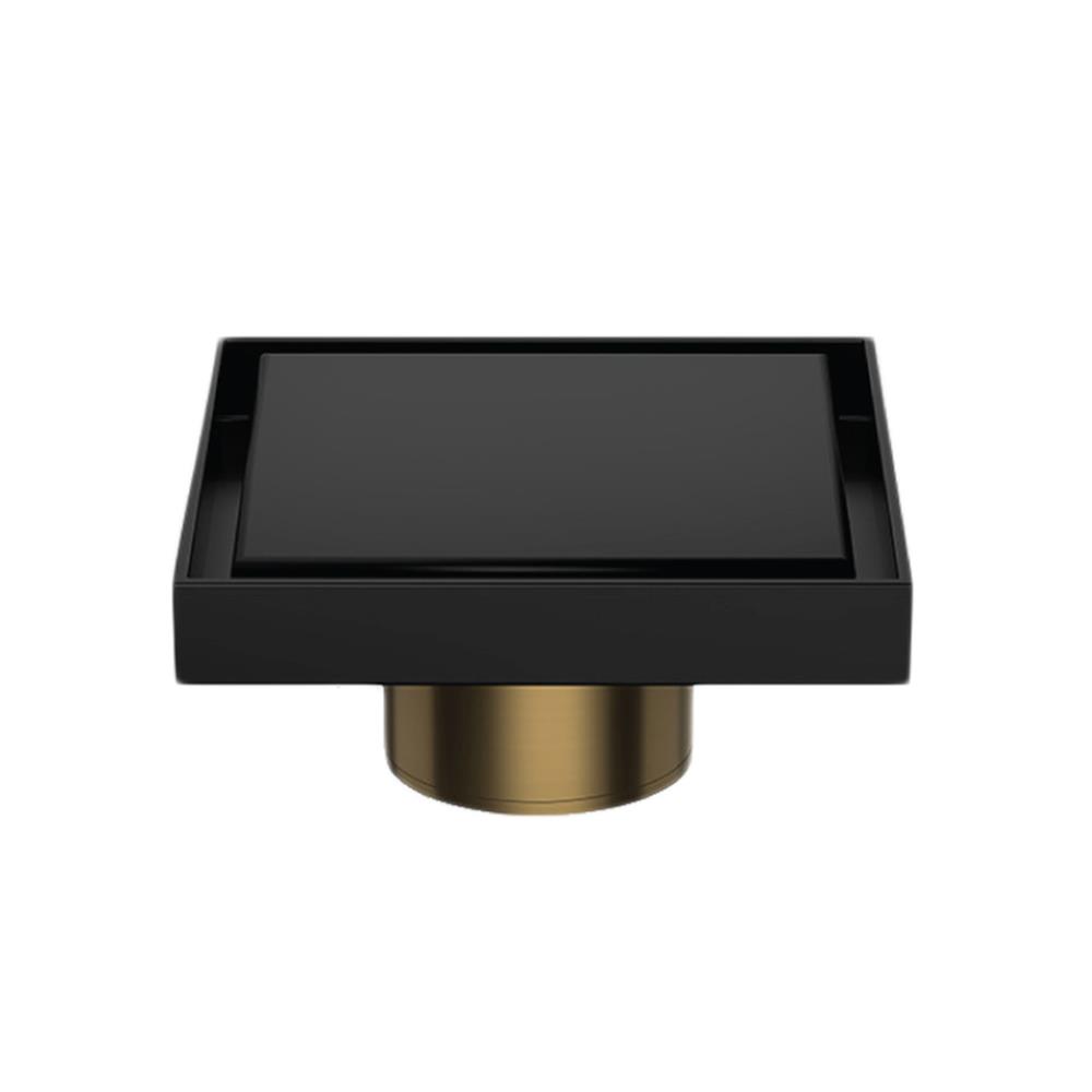 ตะแกรงกันกลิ่นเหลี่ยม CASSA CM0046 10 ซม. สีดำ