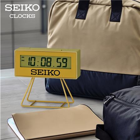 นาฬิกาดิจิทัล SEIKO CLOCKS QHL062G 3.7X4.2 นิ้ว สีทอง_5