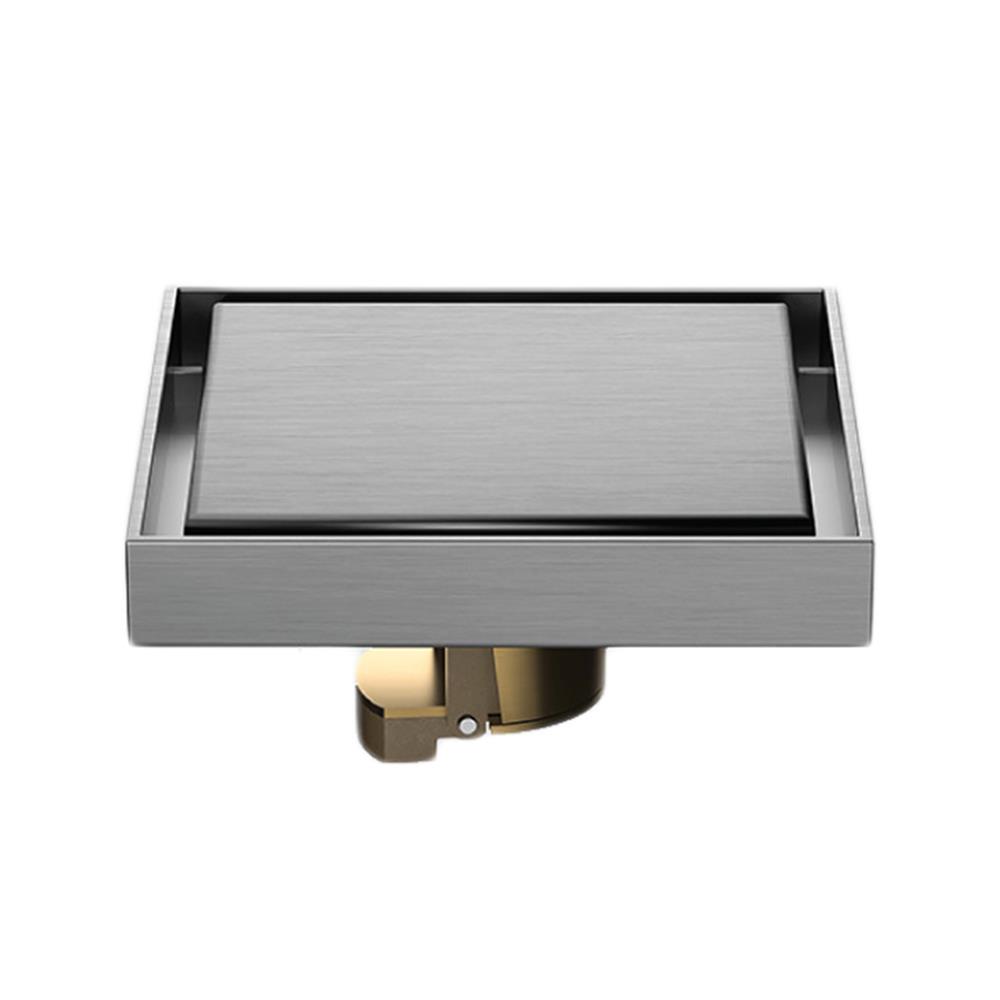 ตะแกรงกันกลิ่นเหลี่ยม CASSA CM0040 10 ซม. สีเงินด้าน