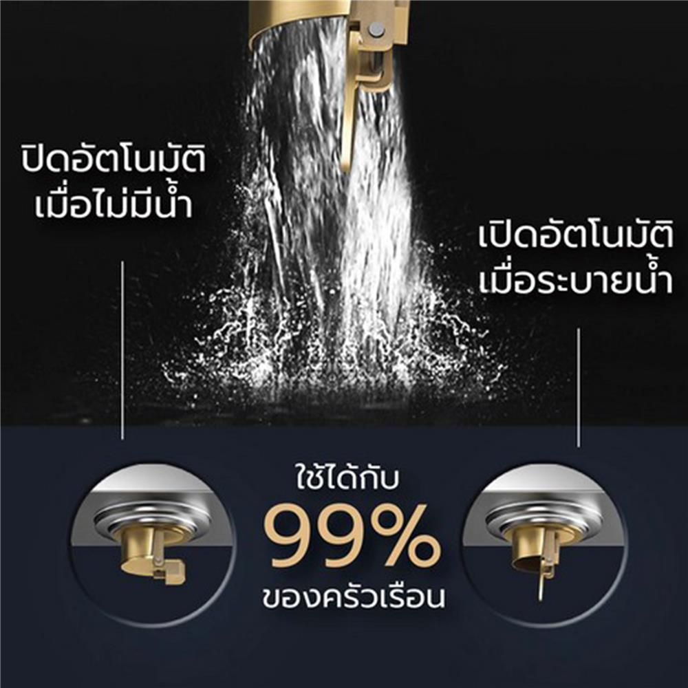 ตะแกรงกันกลิ่นเหลี่ยม CASSA CM0040 10 ซม. สีเงินด้าน