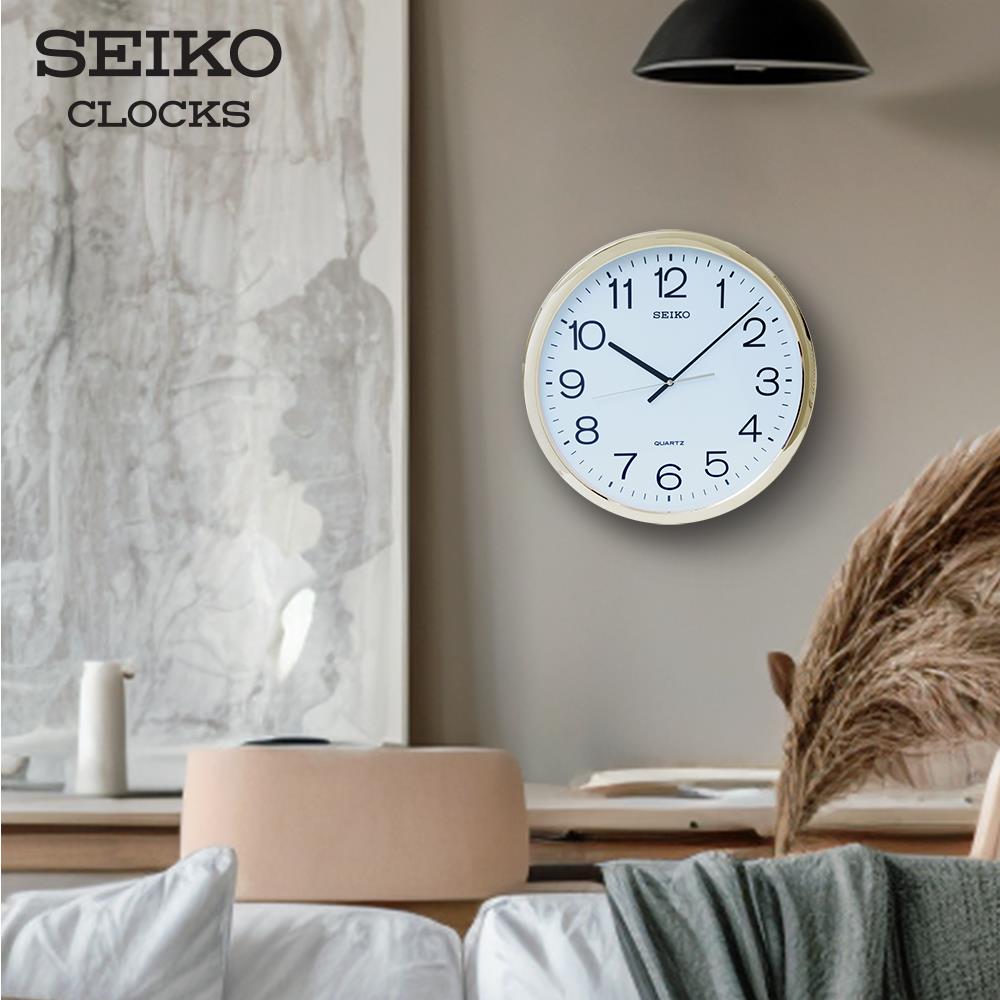 นาฬิกาแขวน SEIKO CLOCKS PDA014G 12 นิ้ว สีทอง