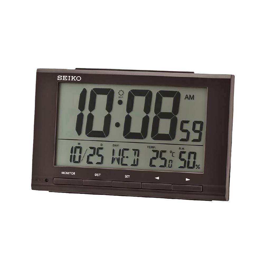 นาฬิกาดิจิทัล SEIKO CLOCKS QHL090K 3.7X6 นิ้ว สีดำ