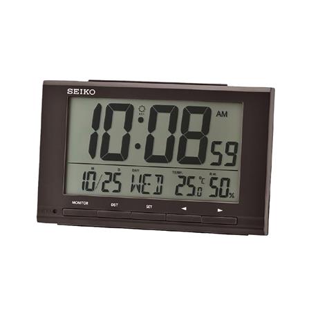 นาฬิกาดิจิทัล SEIKO CLOCKS QHL090K 3.7X6 นิ้ว สีดำ_0