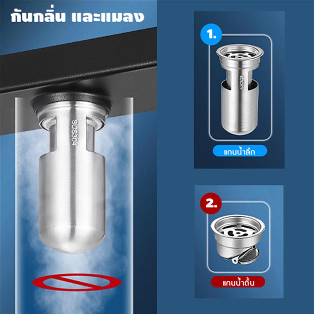 รางน้ำทิ้ง CASSA CL0211 120 ซม. สีดำ