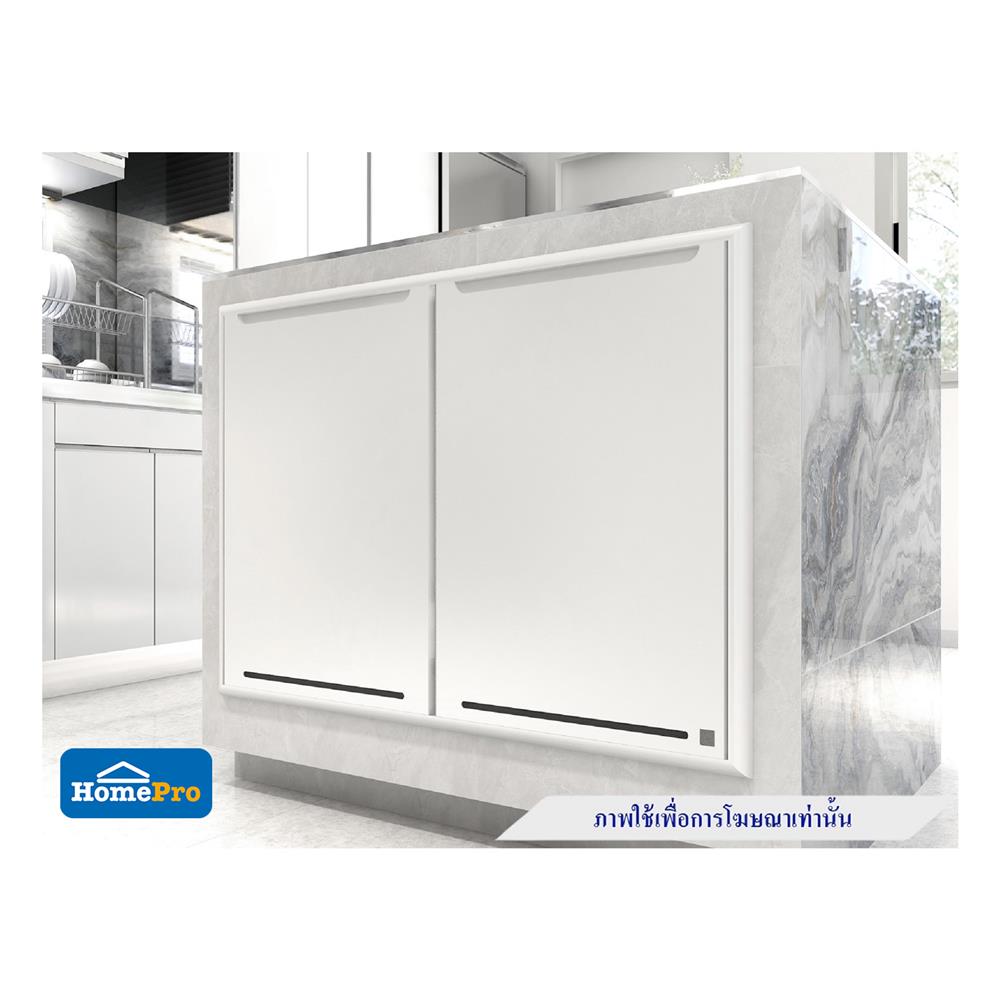 บานซิงค์คู่ KING PLAT-CURVE AIR 96x68.8 ซม. สีขาว