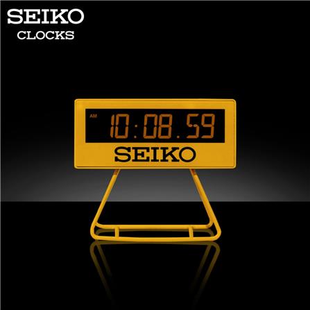 นาฬิกาดิจิทัล SEIKO CLOCKS QHL026Y 1.8X4 นิ้ว สีเหลือง_4