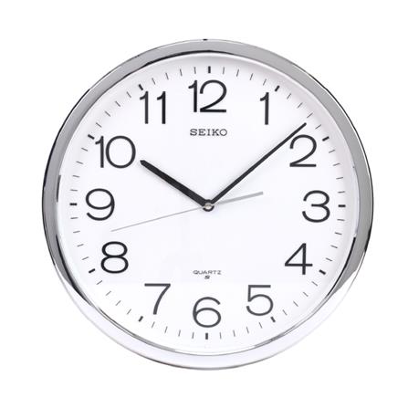 นาฬิกาแขวน SEIKO CLOCKS PDA014S 12 นิ้ว สีเงิน