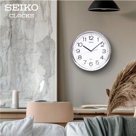 นาฬิกาแขวน SEIKO CLOCKS PDA014S 12 นิ้ว สีเงิน_1