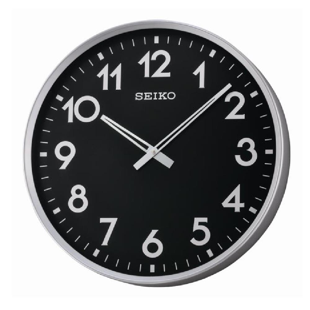 นาฬิกาแขวน SEIKO CLOCKS QXA560A 17 นิ้ว สีดำ