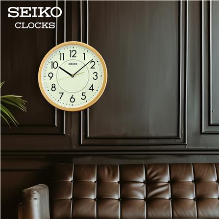 นาฬิกาแขวน SEIKO CLOCKS QXA629G 14 นิ้ว สีทอง_1