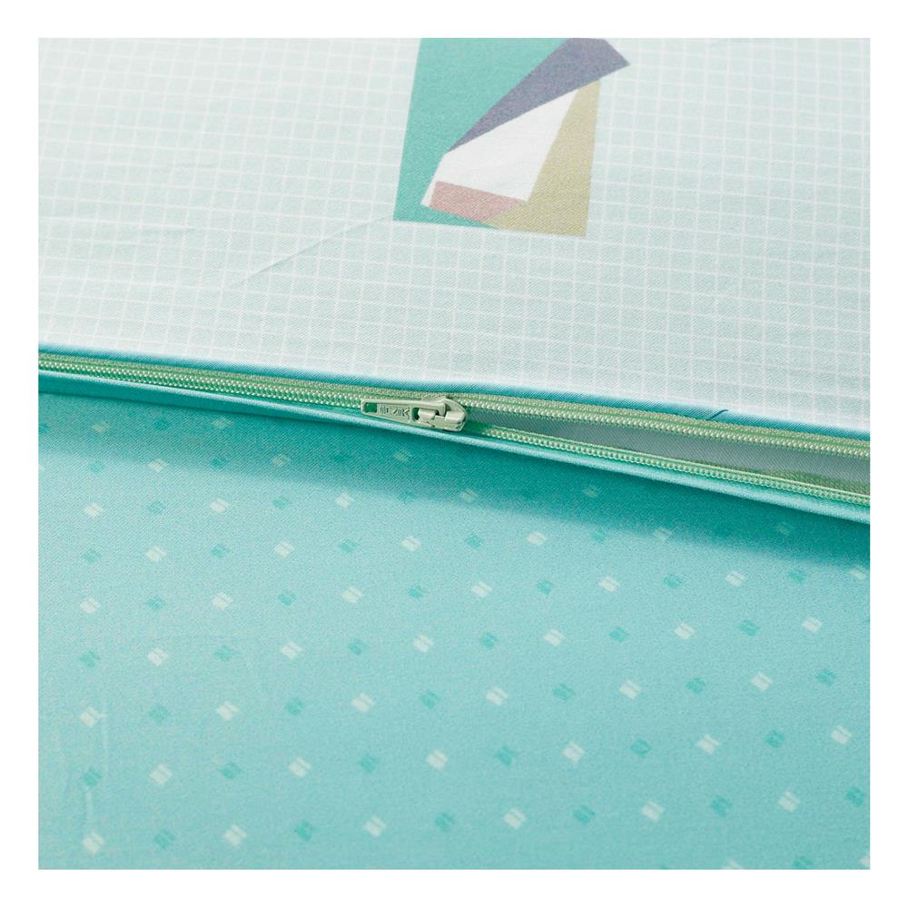 ชุดผ้าปูที่นอน 6 ฟุต 7 ชิ้น SANTAS COTTON USA GETTY สี GREEN