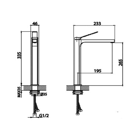 ก๊อกอ่างล้างหน้าผสม COTTO CT2382AY(PA)_2