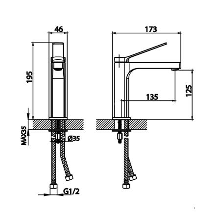 ก๊อกอ่างล้างหน้าผสม COTTO CT2381A(PA)_2