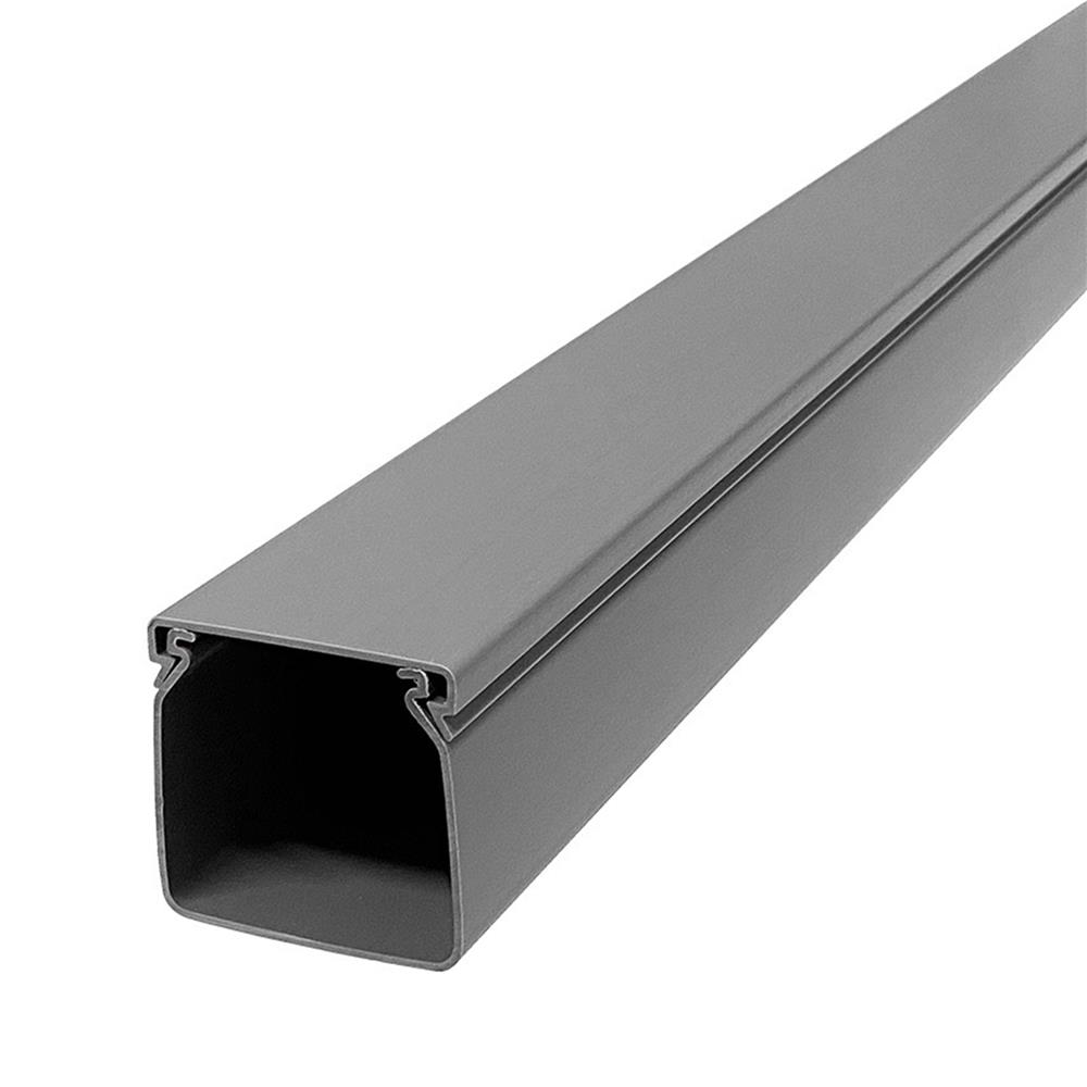 รางเก็บสายไฟไวร์เวย์ PVC ELECKTA 60X60 มม. 2 เมตร สีเทา