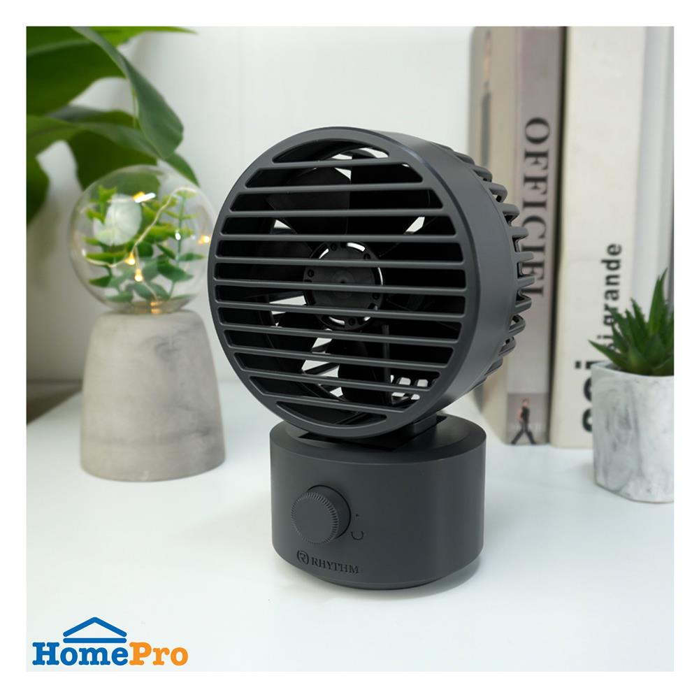 พัดลมพกพา 3 นิ้ว RHYTHM 740121003 สีดำ