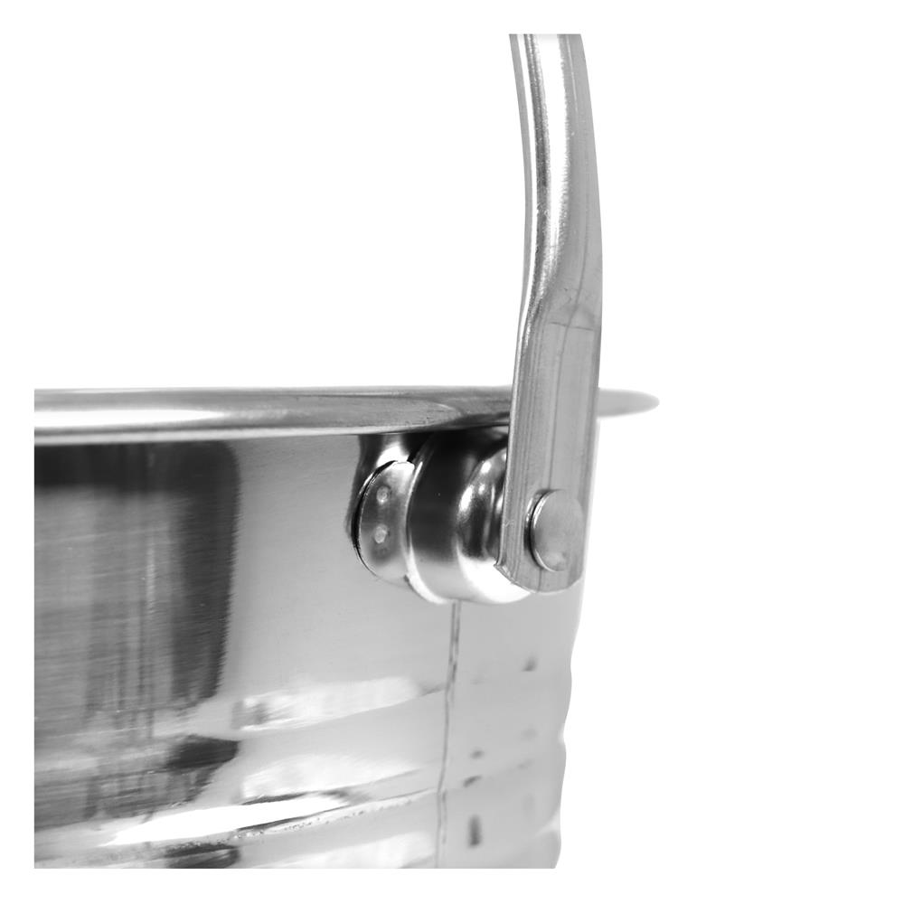 ถังน้ำแข็งสเตนเลส 20 ซม. KECH สีเงิน