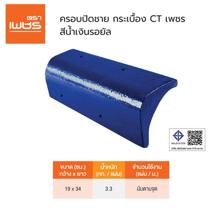 ครอบปิดชาย ตราเพชร CT เพชร 19x34 ซม. สีน้ำเงินรอยัล_4