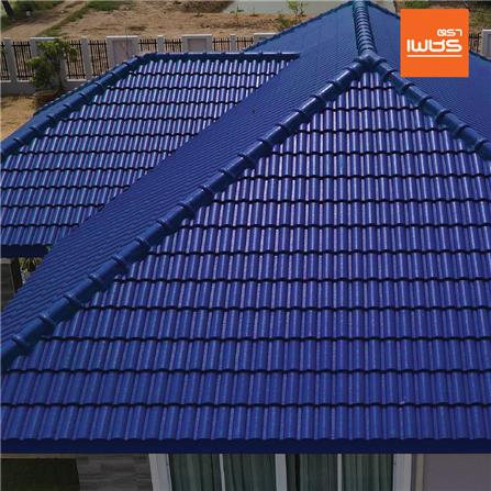 กระเบื้องหลังคาคอนกรีต ตราเพชร CT เพชร 33x42 ซม. สีน้ำเงินรอยัล_1