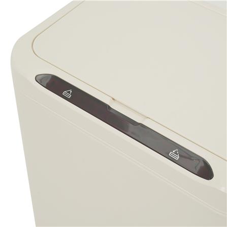 ถังขยะอัจฉริยะพร้อมขาไม้ ACCO 9 ลิตร สีครีม_4