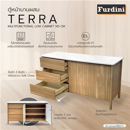 ตู้เตี้ยบานผสม FURDINI TERRA 145 ซม. สีโอ๊ค_7