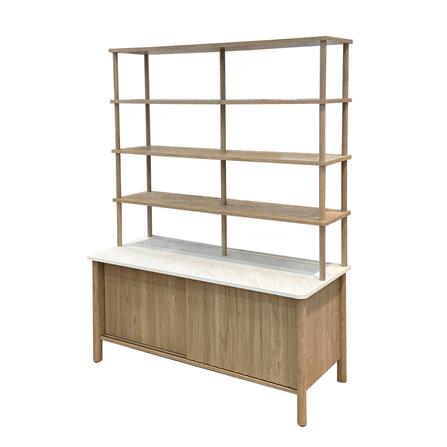 ชั้นวางของหน้าบานผสม FURDINI TERRA 119 ซม. สีโอ๊ค_0