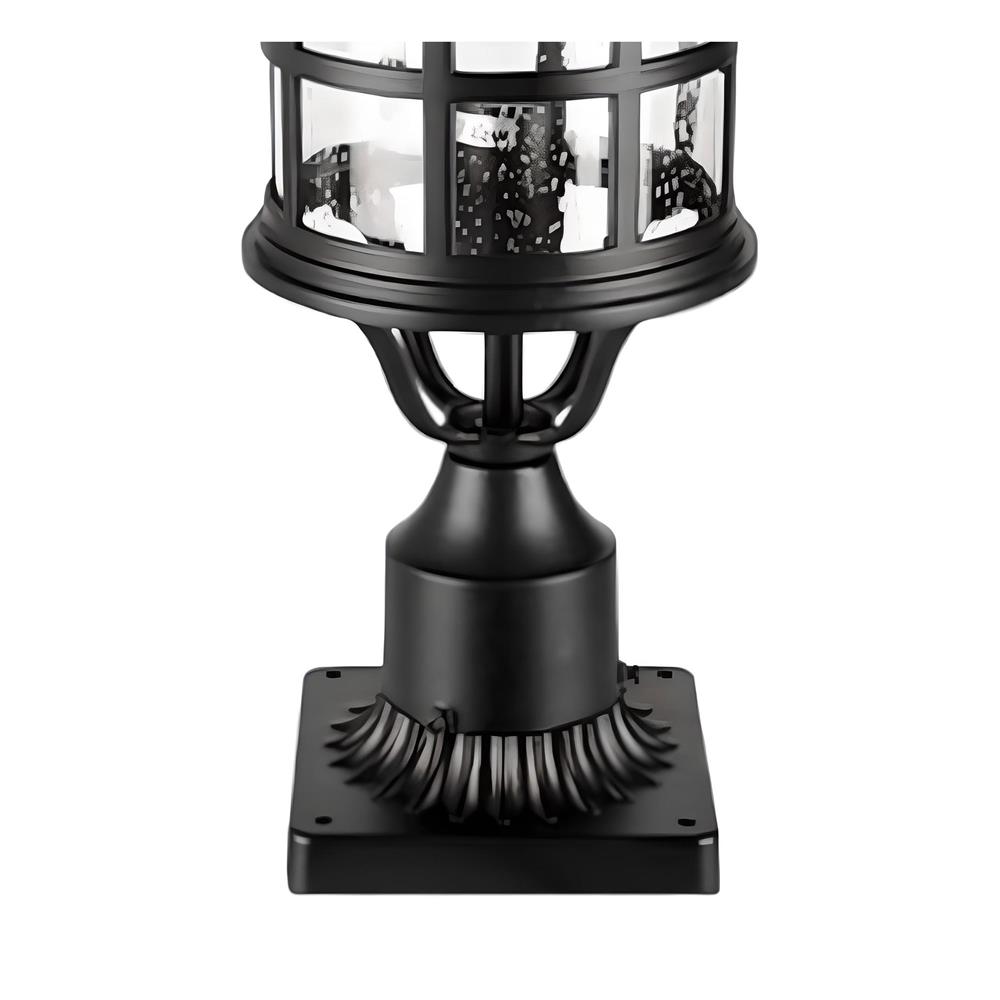 ไฟหัวเสา L&E 36-01975 สีดำ