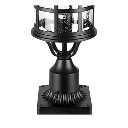 ไฟหัวเสา L&E 36-01975 สีดำ_2