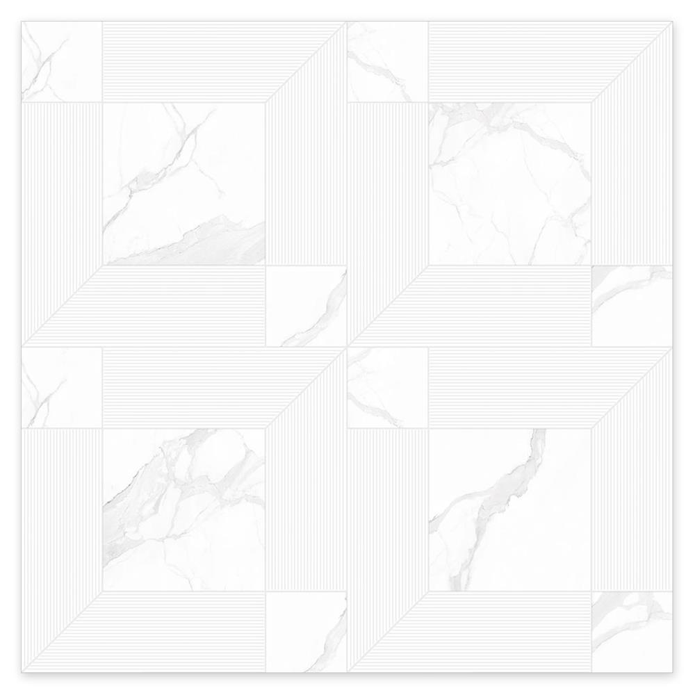 กระเบื้องพื้น 18x18 TARA บาร์เร็ท สีขาว PM 1 ตร.ม.