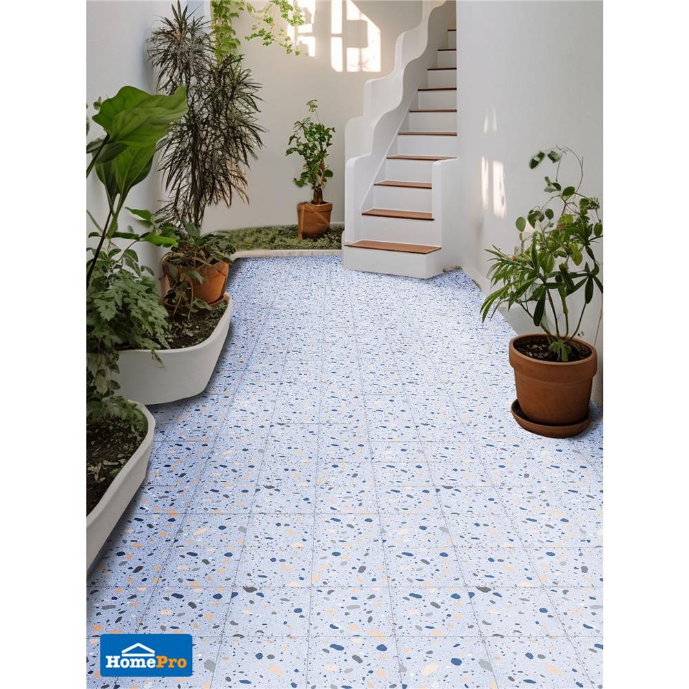 กระเบื้องพื้น 8x8 นิ้ว DURAGRES มัลตี้ บลู A 1 ตร.ม.