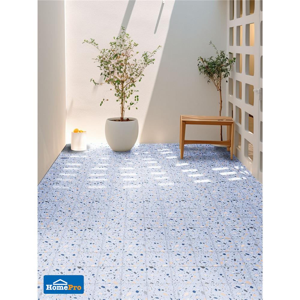 กระเบื้องพื้น 8x8 นิ้ว DURAGRES มัลตี้ บลู A 1 ตร.ม.