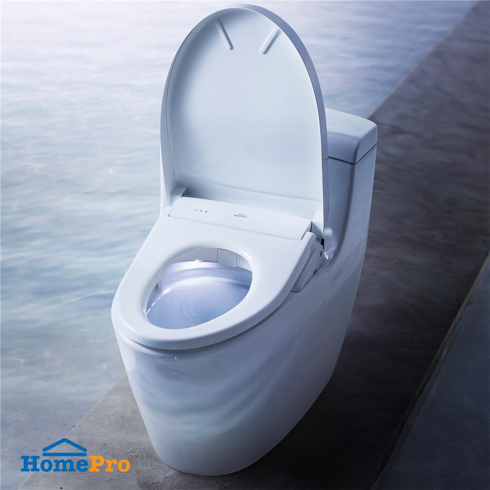 สุขภัณฑ์ 1 ชิ้น พร้อมฝารองนั่งอัตโนมัติ TOTO CW636SW6 4.5/3 ลิตร สีขาว