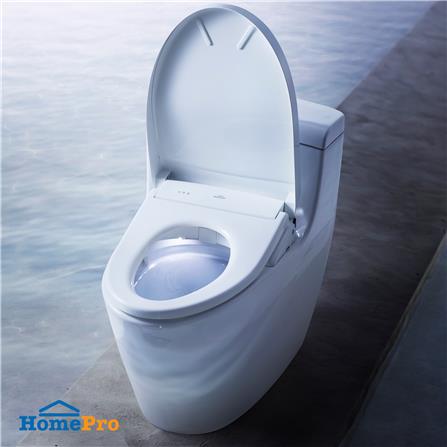 สุขภัณฑ์ 1 ชิ้น พร้อมฝารองนั่งอัตโนมัติ TOTO CW636SW6 4.5/3 ลิตร สีขาว_5