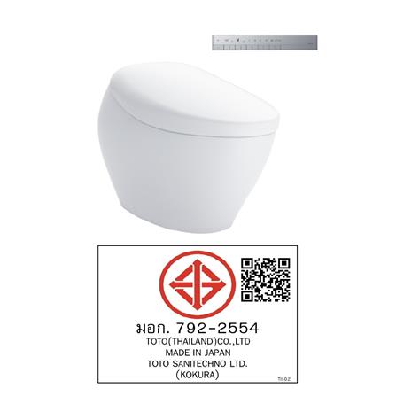 สุขภัณฑ์อัตโนมัติ TOTO CS902VJ สีขาว_9