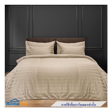 ปลอกผ้านวม PICASSO CT STRIPE 80X100 นิ้ว สี BROWN_5