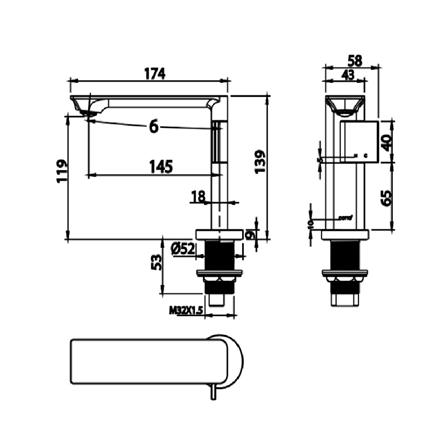 ก๊อกอ่างล้างหน้าผสม COTTO CT2361A(BNK)_2