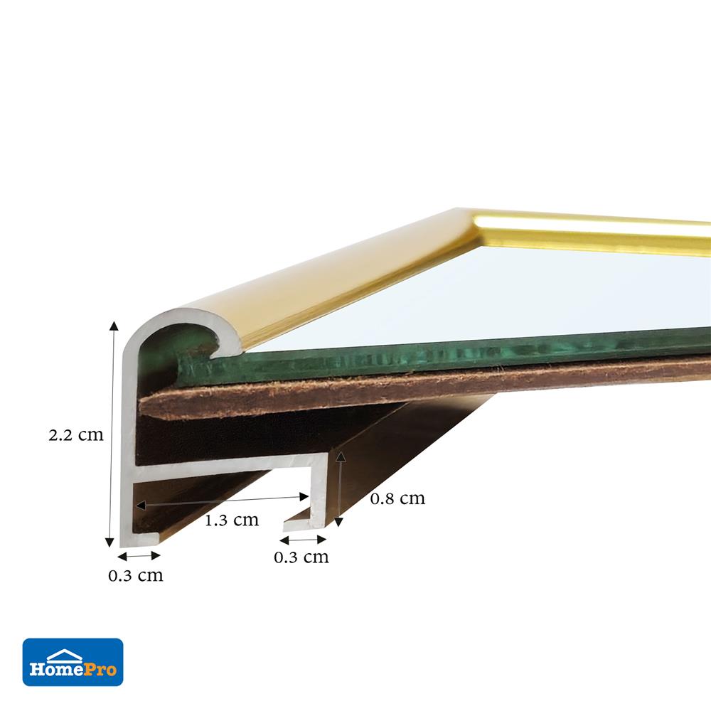 กระจกเงาตกแต่งสั่งตัดพิเศษ MOYA AL052-G