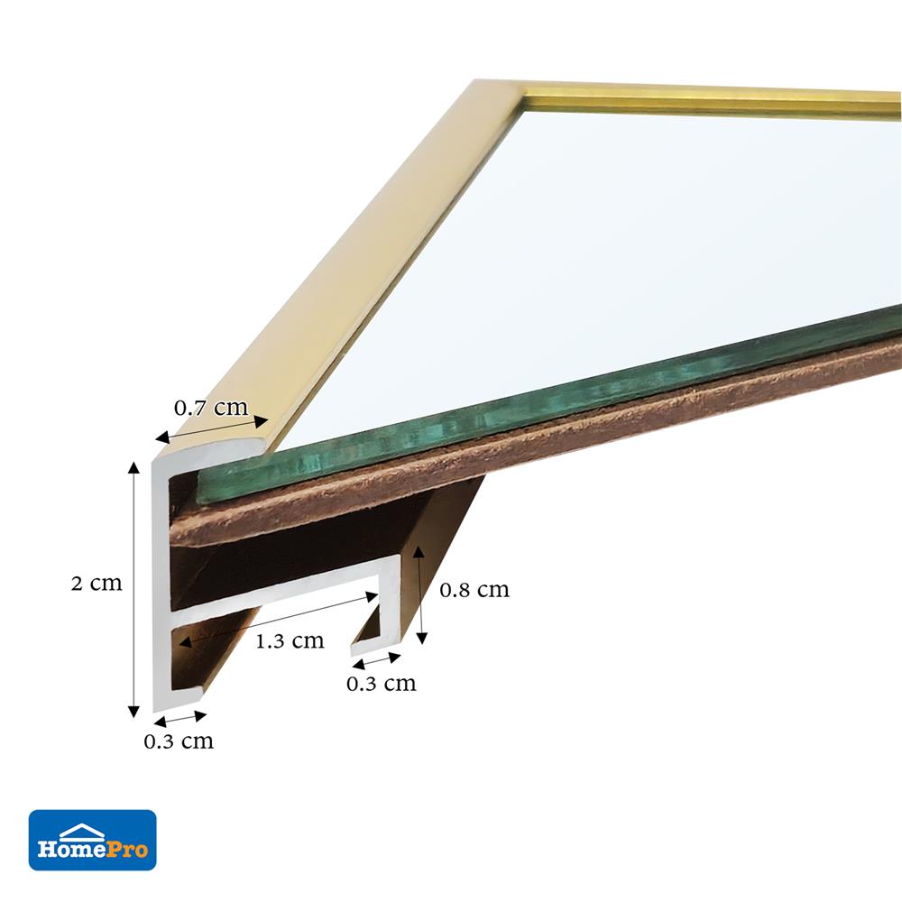 กระจกเงาตกแต่งสั่งตัดพิเศษ MOYA AL112-G