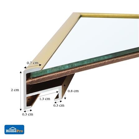 กระจกเงาตกแต่งสั่งตัดพิเศษ MOYA AL112-G_3