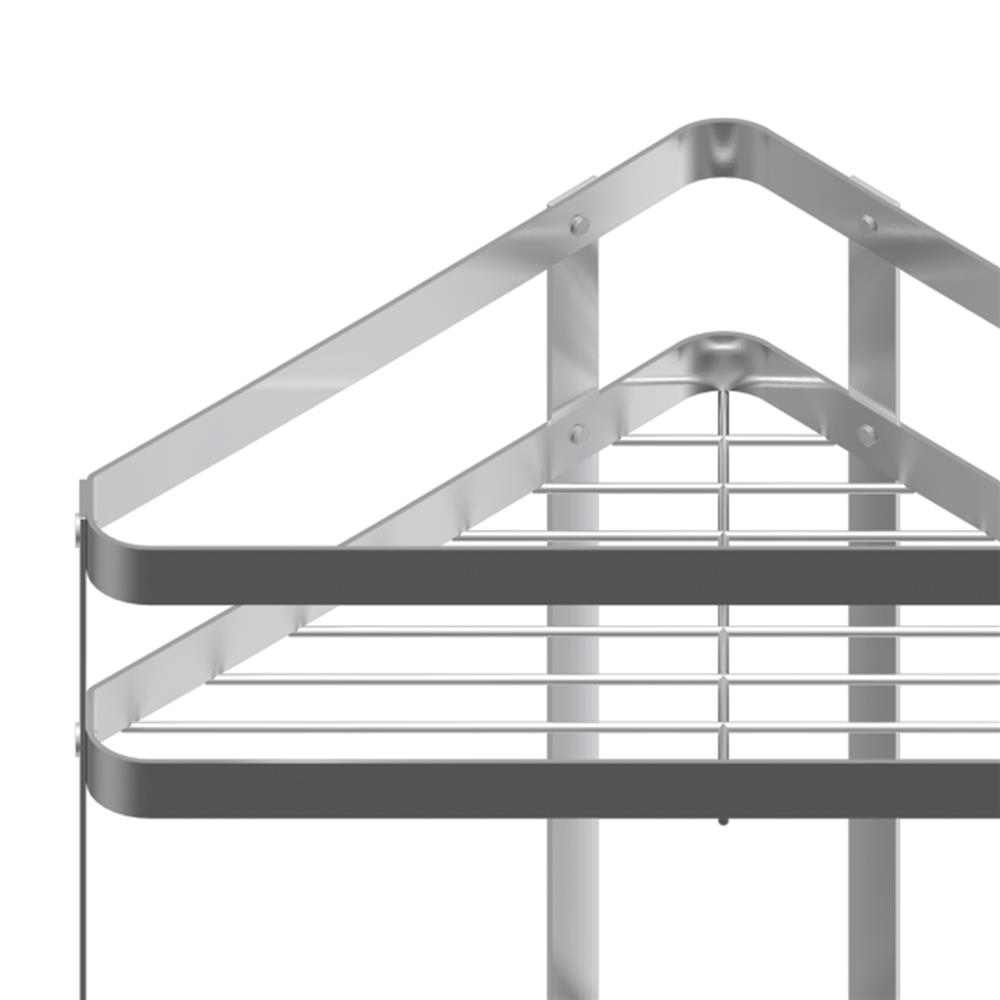 ชั้นวางของเข้ามุมตั้งพื้น MOYA F28601 สเตนเลส