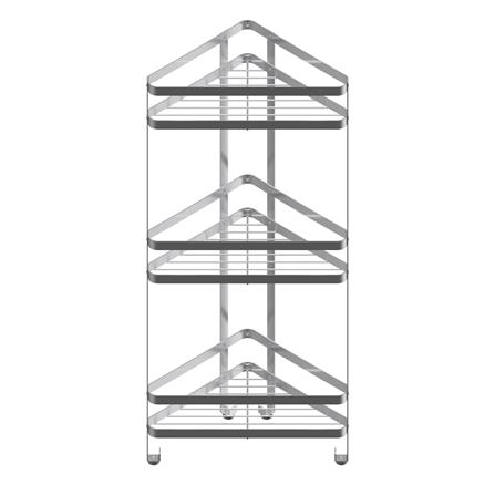 ชั้นวางของเข้ามุมตั้งพื้น MOYA F28601 สเตนเลส_0