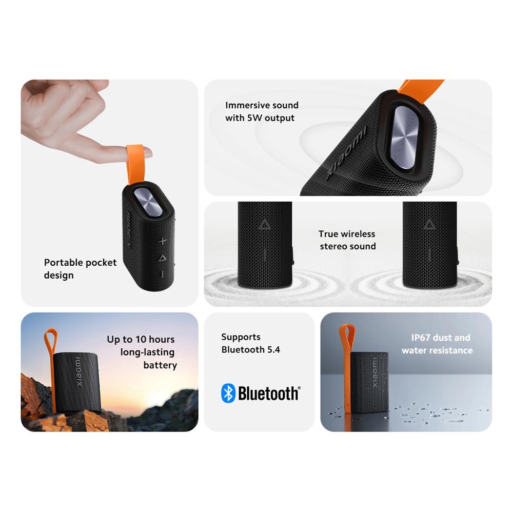 ลำโพงบลูทูธ XIAOMI XMI-QBH4269GL สีดำ