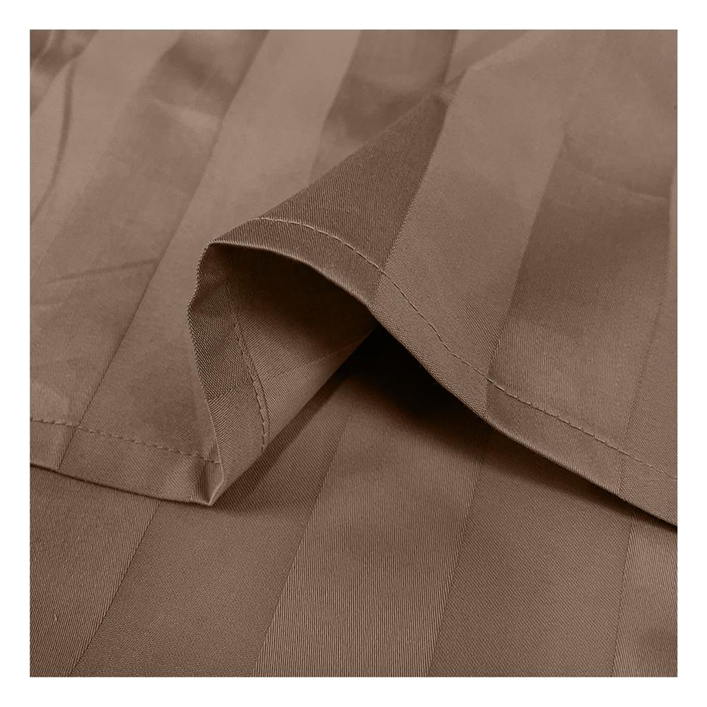 ปลอกผ้านวม PICASSO MICRO STRIPE 100X100 นิ้ว สี BROWN