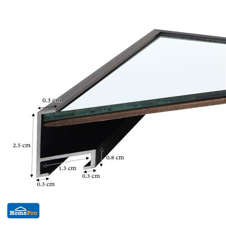 กระจกเงาตกแต่งสั่งตัดพิเศษ MOYA ALML3350-BK_3