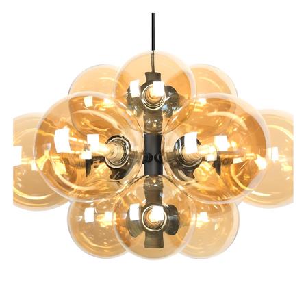 ไฟช่อ L&E 01-03107 สีชา/ดำ 12 หัว_1