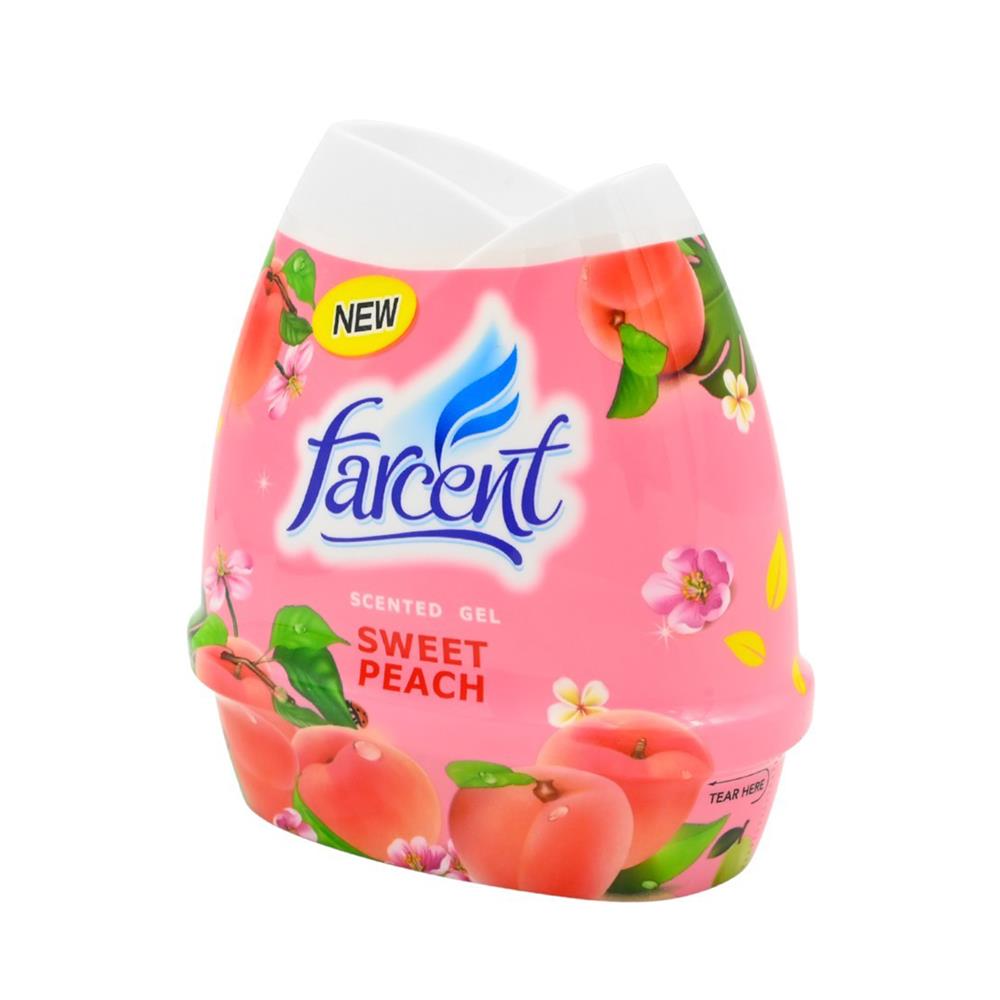 เจลปรับอากาศ FARCENT SCENTED PEACH 200 กรัม แพ็ก 3 ชิ้น