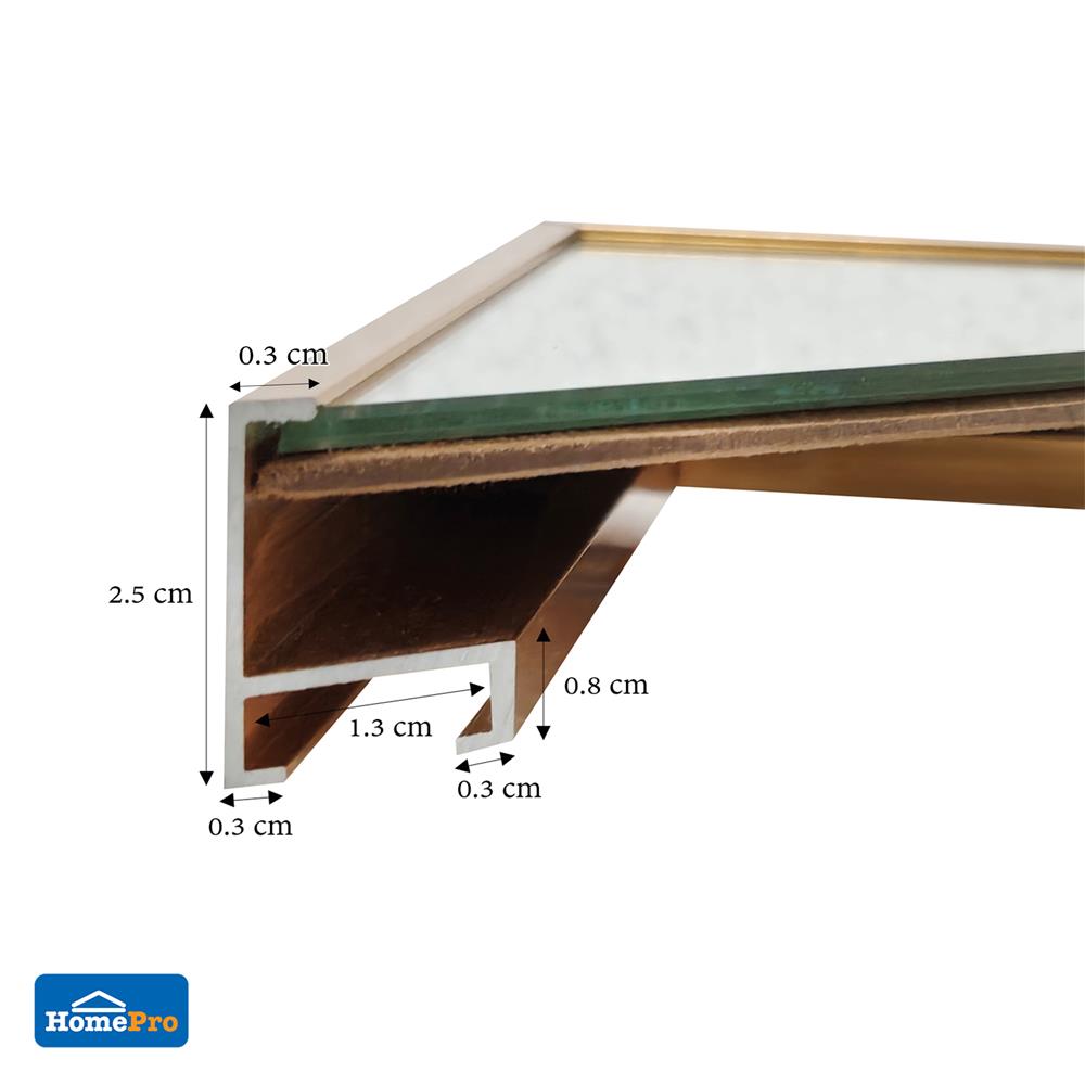 กระจกเงาตกแต่งสั่งตัดพิเศษ MOYA ALML3358-RG