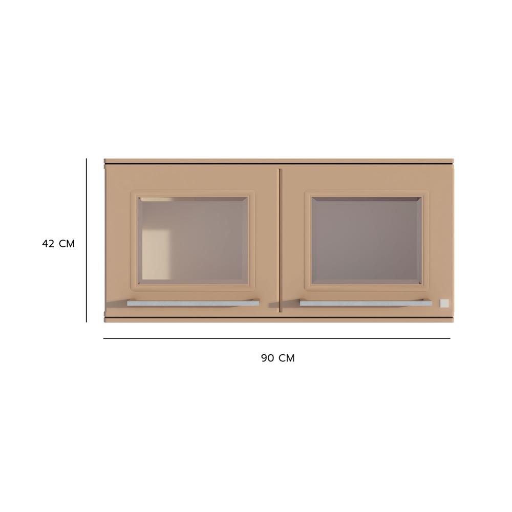 ตู้แขวนเสริม KING PLAT-ZERCON 90x42 ซม. สี SAND