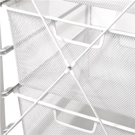 ชั้นลิ้นชัก 4 ชั้น พร้อม TOP ไม้ STACKO FLEXI 35.6x51.4x69.7 ซม. สีขาว_3