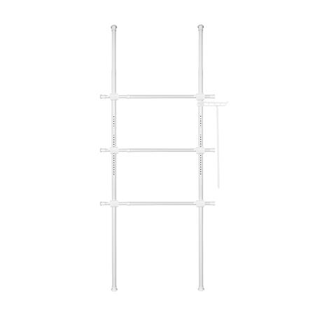 ราวแขวนผ้า 3 ราวแขวน TUGU R58PW สีขาว_0