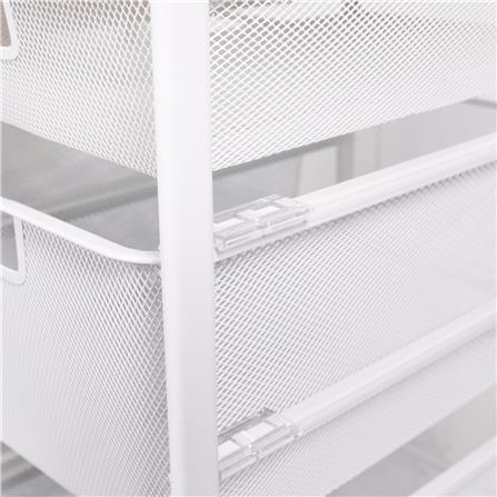 ชั้นลิ้นชัก 4 ชั้น พร้อม TOP ไม้ STACKO FLEXI 70.2x51.4x90 ซม. สีขาว_4